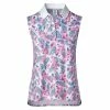 Daily Sports Patty White Womens Sleeveless Golf Polo