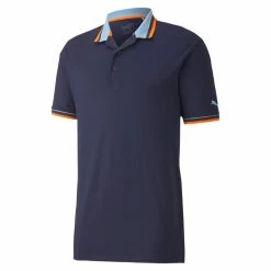 PUMA Golf Puma X Tipped Mens Golf Polo