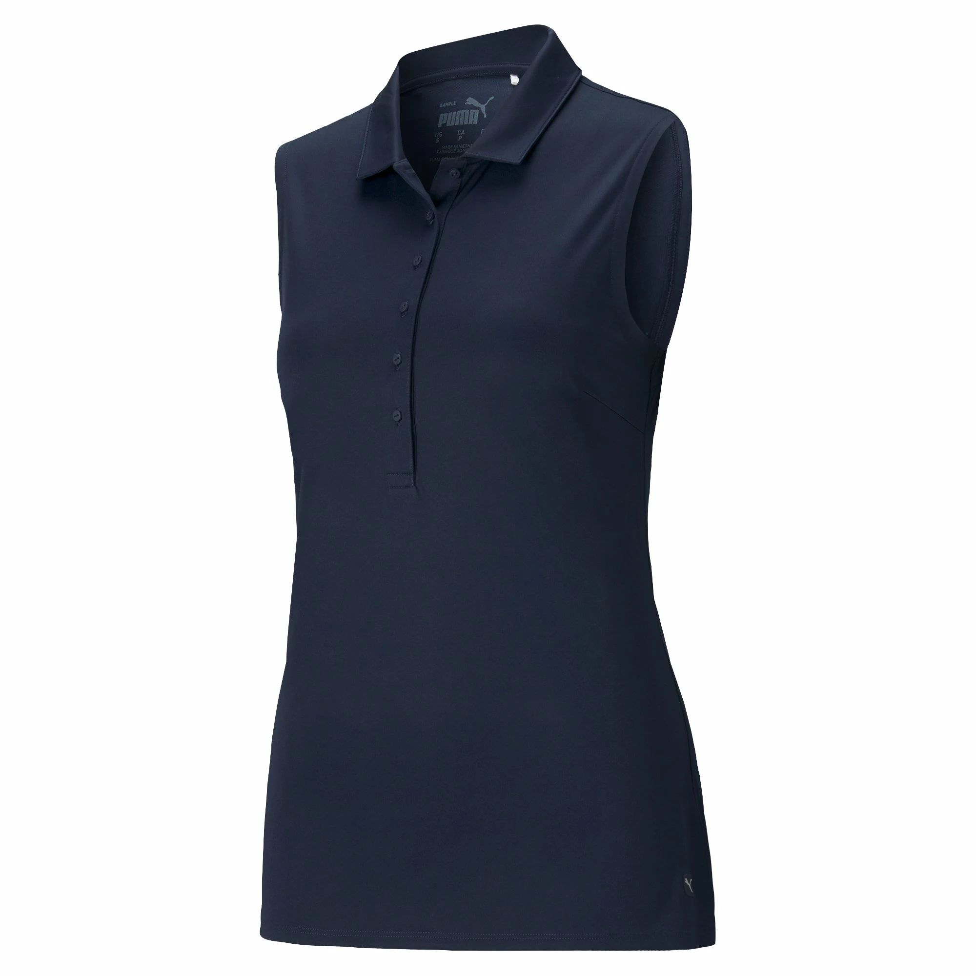 PUMA Golf Puma Rotation Womens Sleeveless Golf Polo 1 PUMA Golf Puma Rotation Womens Sleeveless Golf Polo