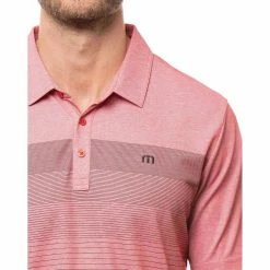 TravisMathew Two Min Drill Mens Golf Polo -Single Iron Shop 11565 HEATHERSCOOTER 1 0d8b1272 abe5 41f7 96ec 943359968ee8