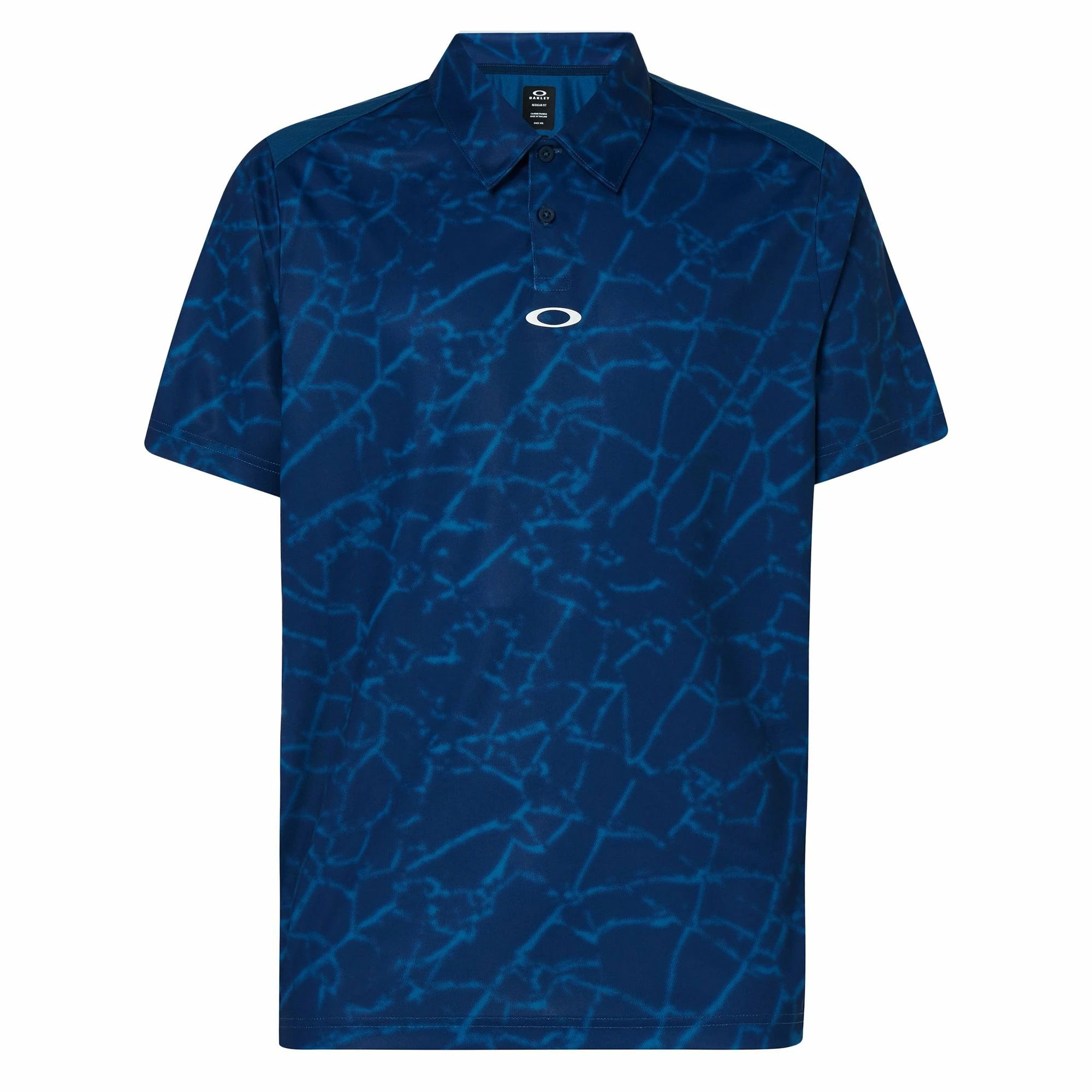 Oakley Broken Glass Mens Golf Polo 2 Oakley Broken Glass Mens Golf Polo - Image 2