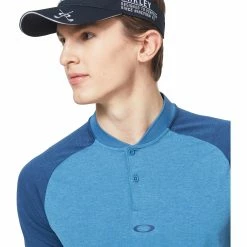 Oakley Icon BI Color Mens Golf Polo -Single Iron Shop 13049 6TRINTRSTLRBL 2