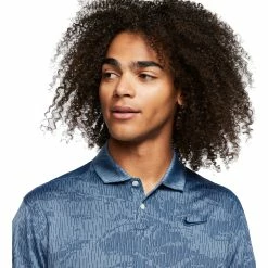 Nike Golf Nike Dri-FIT Vapor Camo Jacquard Mens Golf Polo -Single Iron Shop 13127 469MYSTICNAVY 1