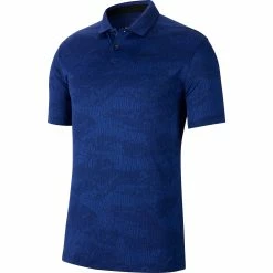 Nike Golf Nike Dri-FIT Vapor Camo Jacquard Mens Golf Polo -Single Iron Shop 13127 492BLUEVOID