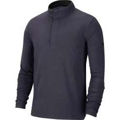Nike Golf Nike Dri-FIT Victory Mens Golf 1/2 Zip -Single Iron Shop 13134 015GRIDIRON