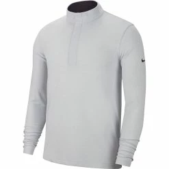 Nike Golf Nike Dri-FIT Victory Mens Golf 1/2 Zip -Single Iron Shop 13134 042SKYGREY
