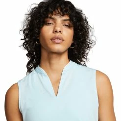 Nike Golf Nike Breathe Fairway Womens Sleeveless Golf Polo -Single Iron Shop 13298 449TOPAZMIST 1