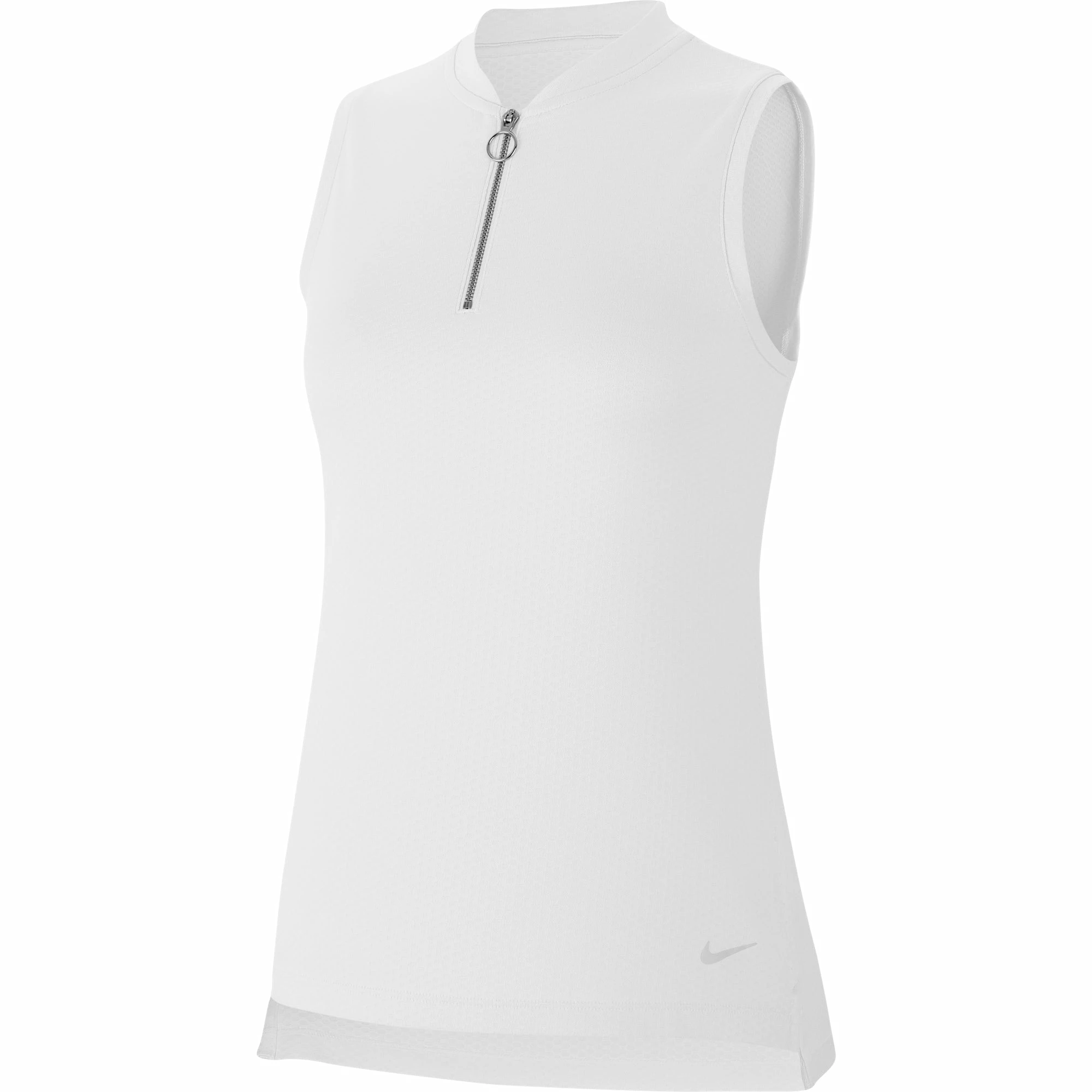 Nike Golf Nike Dri-FIT Zip Womens Sleeveless Golf Polo 4 Nike Golf Nike Dri-FIT Zip Womens Sleeveless Golf Polo - Image 4