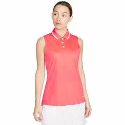 Nike Golf Nike Dri-FIT Victory Solid Womens Sleeveless Golf Polo -Single Iron Shop 13304 644LASERCRIM