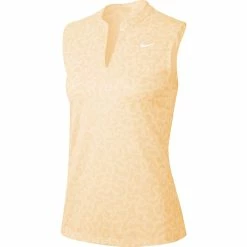 Nike Golf Nike Dri Fit Victory Printed Womens Sleeveless Golf Polo 15 Nike Golf Nike Dri Fit Victory Printed Womens Sleeveless Golf Polo -Single Iron Shop 13307 838GUAVAICE