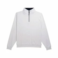 FootJoy Half Zip White Mens Golf Pullover 7 FootJoy Half Zip White Mens Golf Pullover -Single Iron Shop 13480 3
