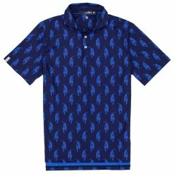 Polo Ralph Lauren RLX Printed Lightweight Airflow Tonal Tiger Mens Golf Polo