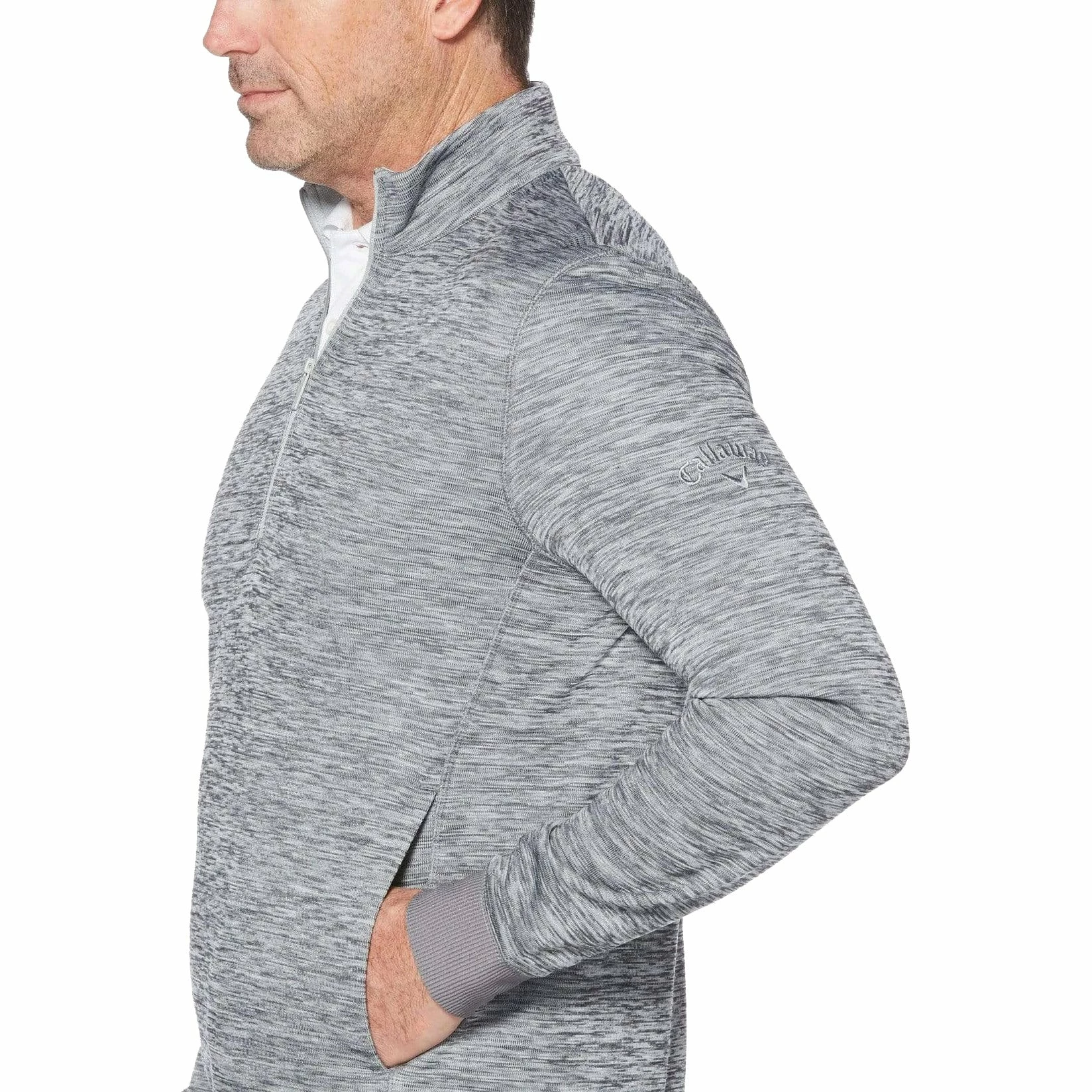 Callaway Dual Action Mens Golf 1/2 Zip 4 Callaway Dual Action Mens Golf 1/2 Zip - Image 4