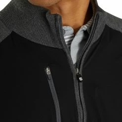 FootJoy Tech Mens Golf Sweater -Single Iron Shop 18347 BLKHTHRCHARCL 2 678fe1c5 c7c8 4e30 b50e ff94c192eff8