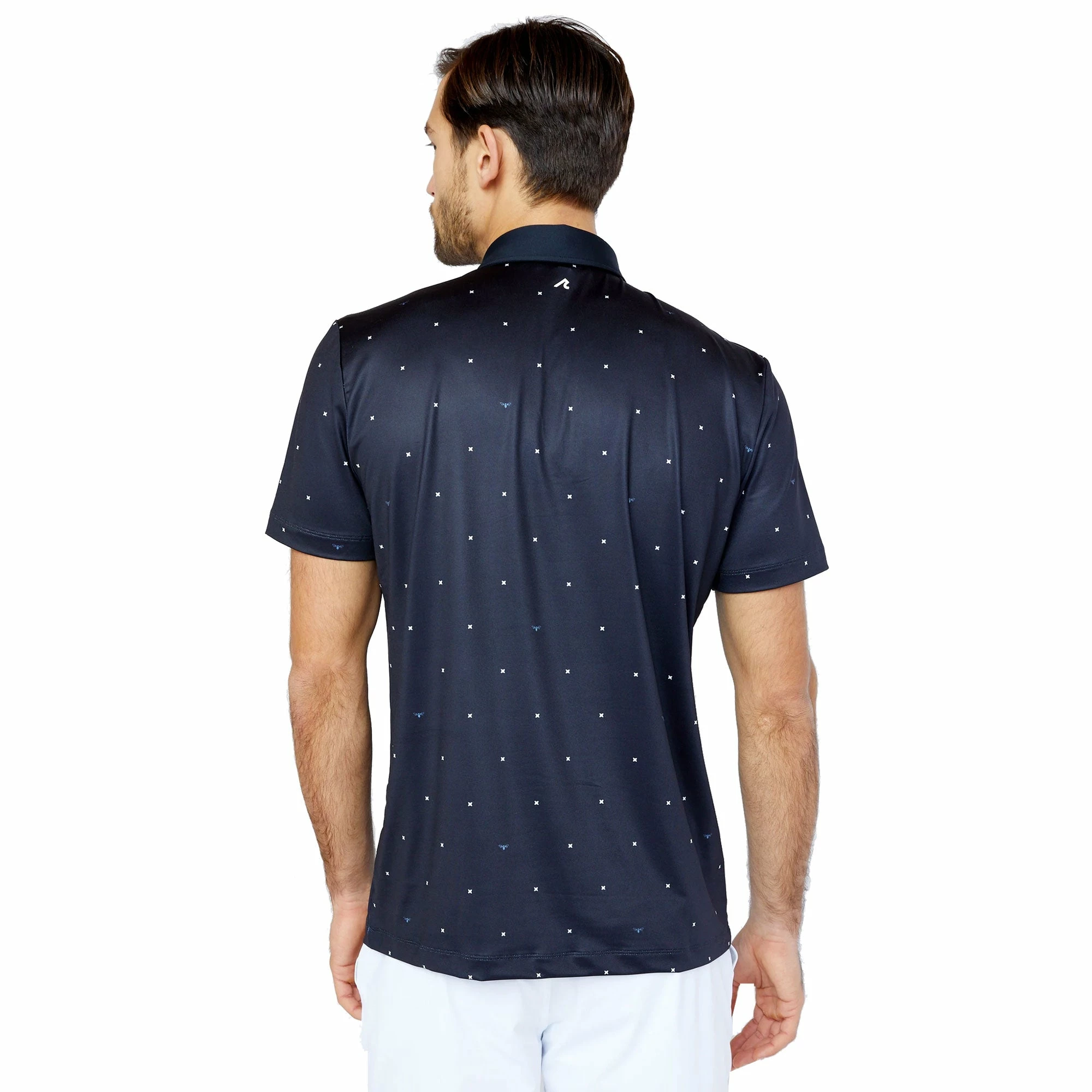 Redvanly Grant Black Mens Golf Polo 2 Redvanly Grant Black Mens Golf Polo - Image 2