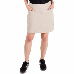 NVO Bianca 17in Womens Golf Skort 7 NVO Bianca 17in Womens Golf Skort -Single Iron Shop 18448 TAUPE071