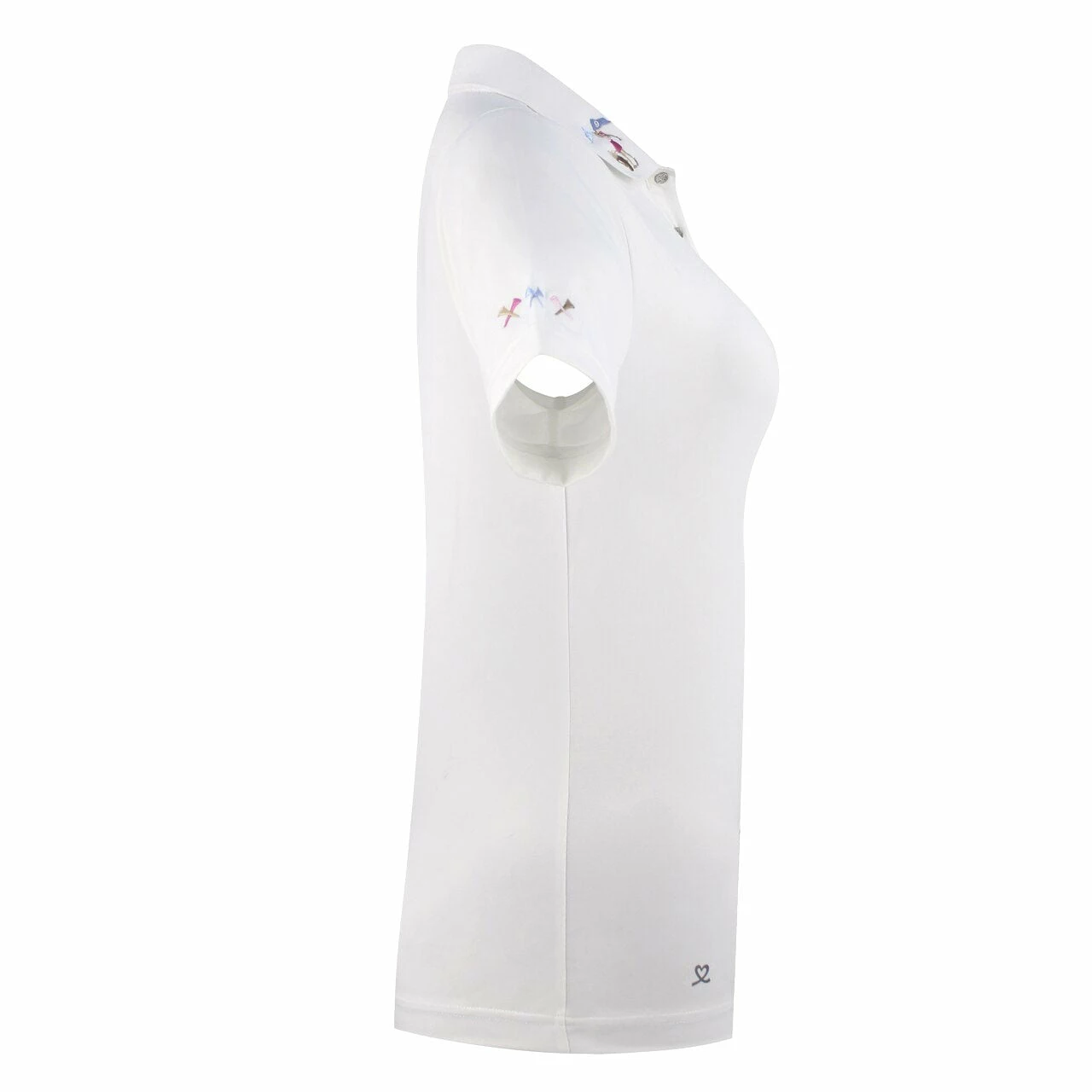 Daily Sports Selma White Womens Golf Polo 3 Daily Sports Selma White Womens Golf Polo - Image 3