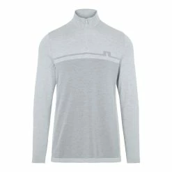 J.Lindeberg J. Lindeberg Joey Mens Seamless Quarter Zip Golf Pullover -Single Iron Shop 19484 STONEGREYMELA 57903fb2 6c0c 4086 a396 27e043b1d2d0