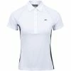 J.Lindeberg J. Lindeberg Mizu White Womens Golf Polo