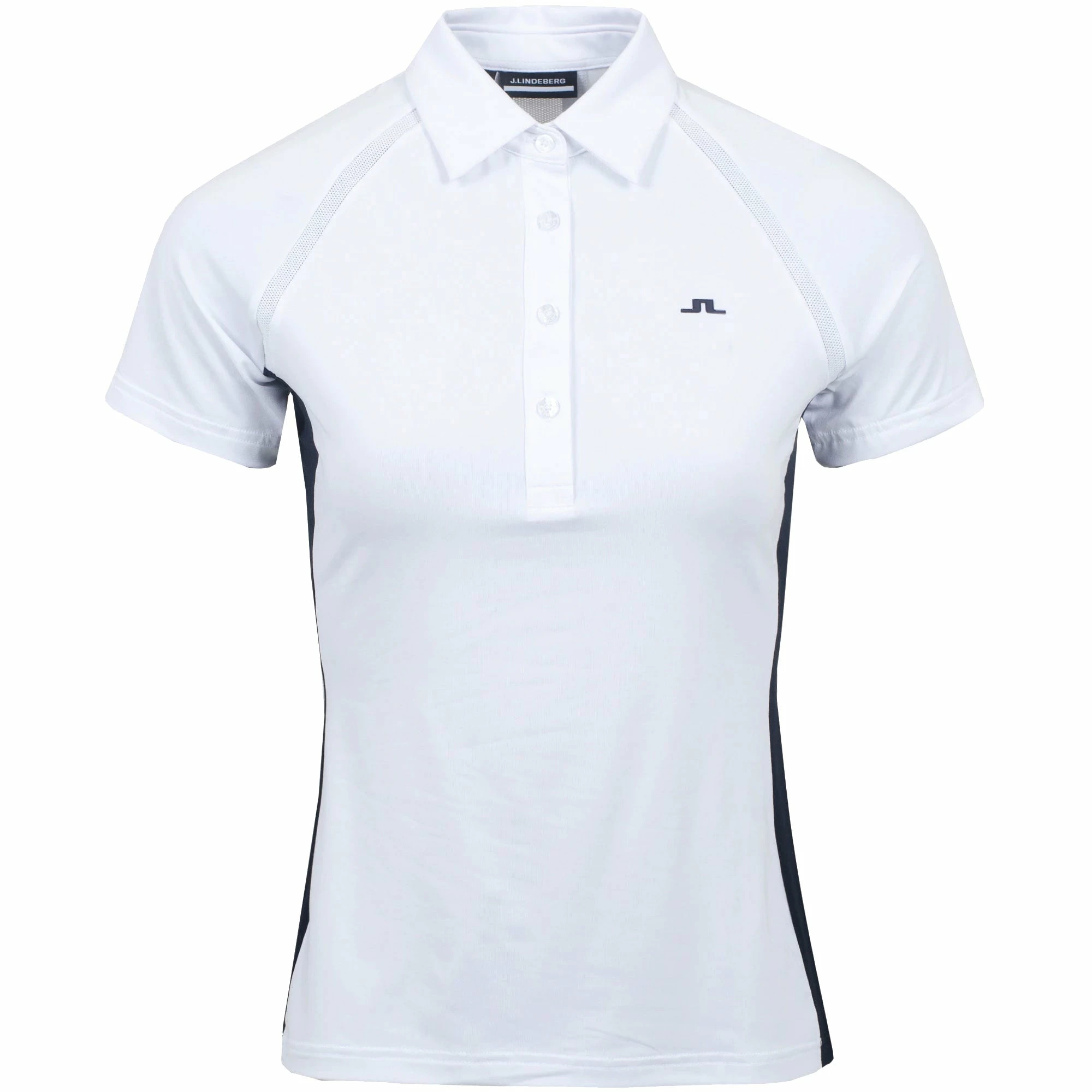 J.Lindeberg J. Lindeberg Mizu White Womens Golf Polo 1 J.Lindeberg J. Lindeberg Mizu White Womens Golf Polo