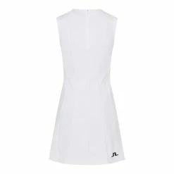 J.Lindeberg J. Lindeberg Jasmin Womens Sleeveless Golf Dress 11 J.Lindeberg J. Lindeberg Jasmin Womens Sleeveless Golf Dress -Single Iron Shop 19698 WHITE 1