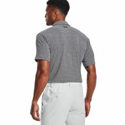 Under Armour Playoff 2.0 Mens Golf Polo -Single Iron Shop 19909 BLKWHTBLK044 1 db9358c7 1b8d 4b7d 9283 9ce3190f09b0