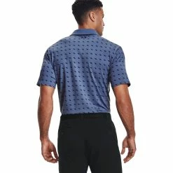 Under Armour Playoff 2.0 Mens Golf Polo -Single Iron Shop 19909 MINERLBLUE470 1