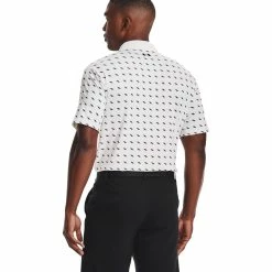 Under Armour Playoff 2.0 Mens Golf Polo -Single Iron Shop 19909 WHITEBLACK132 1