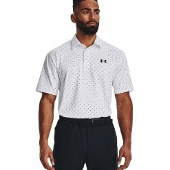 Under Armour Playoff 2.0 Mens Golf Polo -Single Iron Shop 19909 WHTBLKBLK144 00409878 e49f 46c5 b922 fce6af75efb4