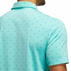 Adidas Golf Adidas Ultimate365 Print Mens Golf Polo -Single Iron Shop 20023 ACIDMINTTEAL 2 31450a64 cc81 49b5 b4f0 fc1cd9af6f80