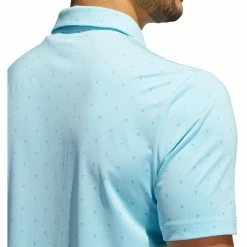 Adidas Golf Adidas Ultimate365 Print Mens Golf Polo -Single Iron Shop 20023 HZYSKYHZYBLU 2 1227b2b7 dcb8 414e a9de 708bc3d05ad7