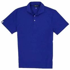 Polo Ralph Lauren Polo Golf Ralph Lauren Solid Tour Pique Pro Fit Royal Blue Mens Golf Polo