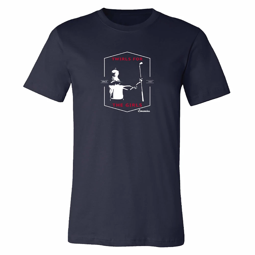 Swannies Twirls Mens Golf T-shirt 1 Swannies Twirls Mens Golf T-shirt