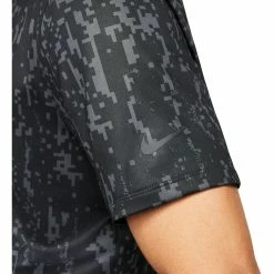 Nike Golf Nike Dri-Fit Vapor GRFX Mens Golf Polo -Single Iron Shop 20566 BLACK010 1
