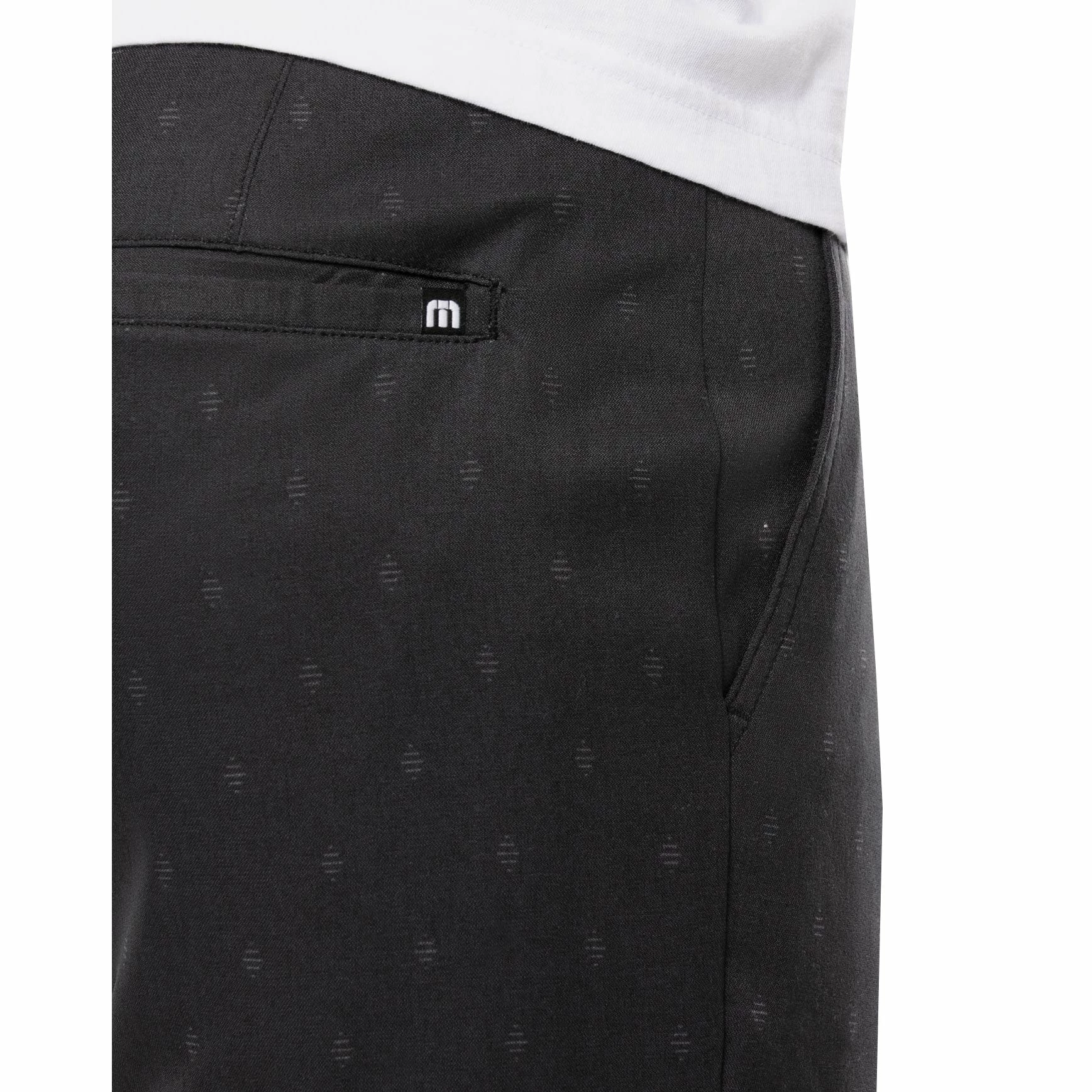 TravisMathew Moonlight Black 10in Mens Golf Shorts 3 TravisMathew Moonlight Black 10in Mens Golf Shorts - Image 3