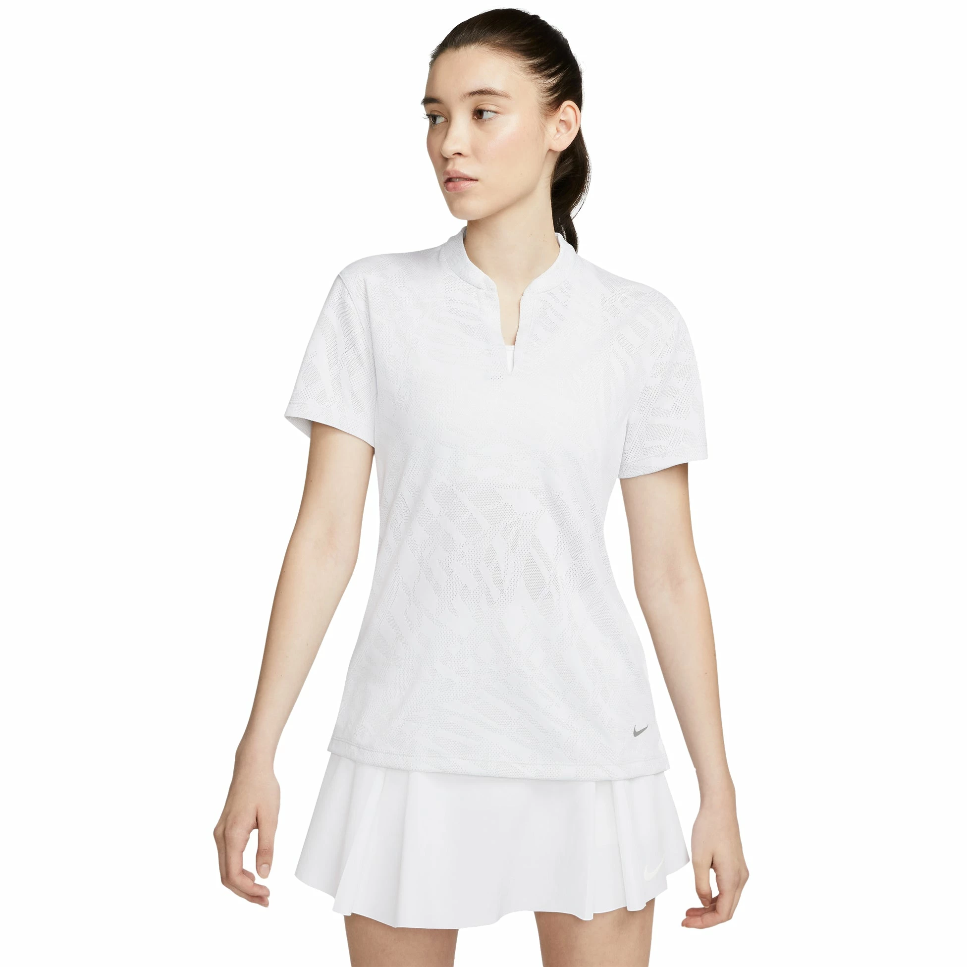 Nike Golf Nike Dri-FIT Victory Jacquard Womens Golf Polo 1 Nike Golf Nike Dri-FIT Victory Jacquard Womens Golf Polo