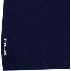 Polo Ralph Lauren RLX Tricolor French Navy Womens Sleeveless Golf 1/4 Zip 5 Polo Ralph Lauren RLX Tricolor French Navy Womens Sleeveless Golf 1/4 Zip -Single Iron Shop 21551 FRNCHNVYMULTI 2