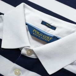 Polo Ralph Lauren Polo Golf Ralph Lauren Performance Pique Pro Fit French Navy Mens Golf Polo -Single Iron Shop 21592 FRNCHNVYWHT 2