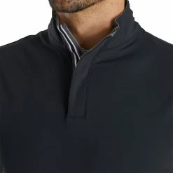 FootJoy Stretch Jersey Mens Golf 1/4 Zip Vest -Single Iron Shop 21659 BLACK 2 31981154 40c4 4c34 a280 0f493a9f0c25
