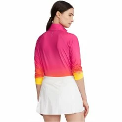 Polo Ralph Lauren RLX Ralph Lauren Printed Airflow Jersey Sunset Ombre Womens Golf 1/4 Zip -Single Iron Shop 21974 SUNSETOMBRE 2 11716dc6 eca0 4afc a633 43f3d787cba8