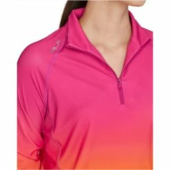 Polo Ralph Lauren RLX Ralph Lauren Printed Airflow Jersey Sunset Ombre Womens Golf 1/4 Zip -Single Iron Shop 21974 SUNSETOMBRE 3 f1f85efc 2d07 4297 9a63 843526fe55a6