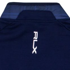 Polo Ralph Lauren RLX Ralph Lauren Printed CoolWool French Navy Mens Golf Jacket -Single Iron Shop 22384 FNYPRNTWOVN 2