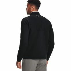 Under Armour Storm Daytona Mens Golf 1/2 Zip -Single Iron Shop 22482 BLACKBLACK001 1