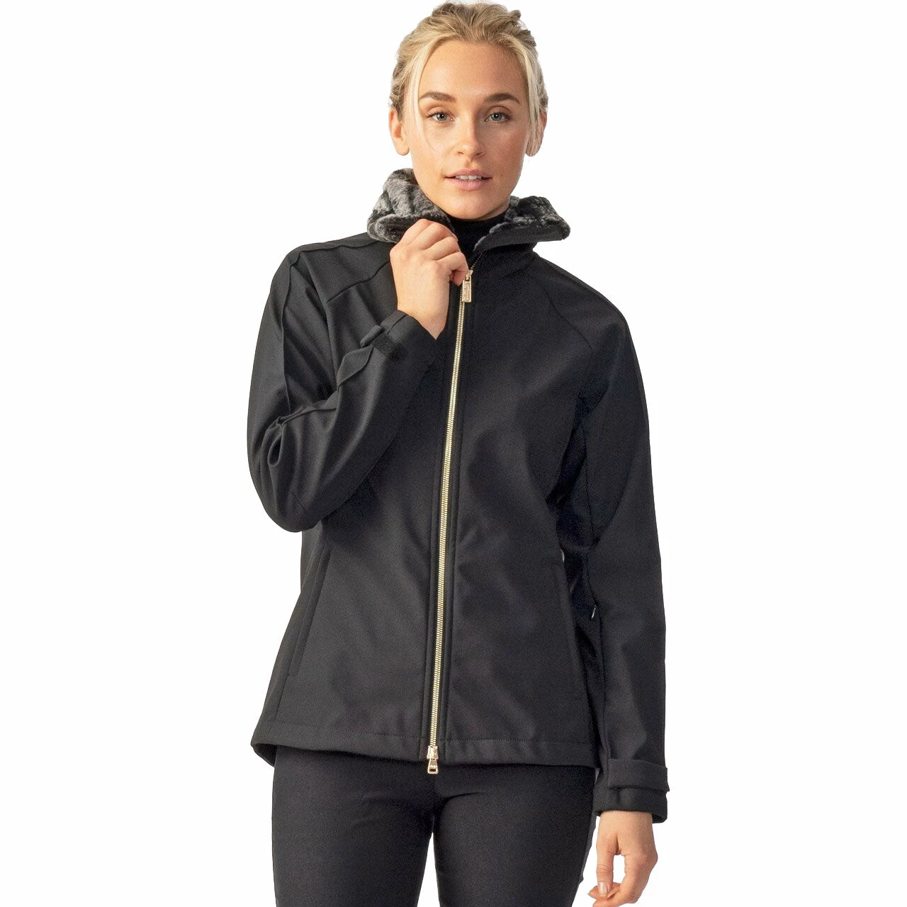 Daily Sports Alexia Black Womens Golf Jacket 1 Daily Sports Alexia Black Womens Golf Jacket