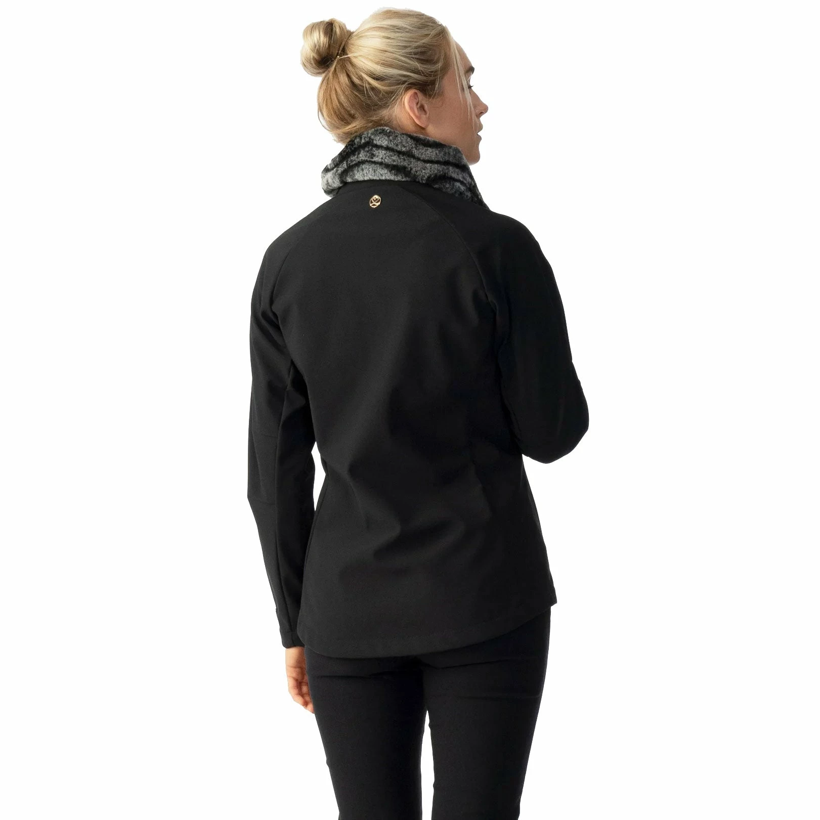 Daily Sports Alexia Black Womens Golf Jacket 3 Daily Sports Alexia Black Womens Golf Jacket - Image 3