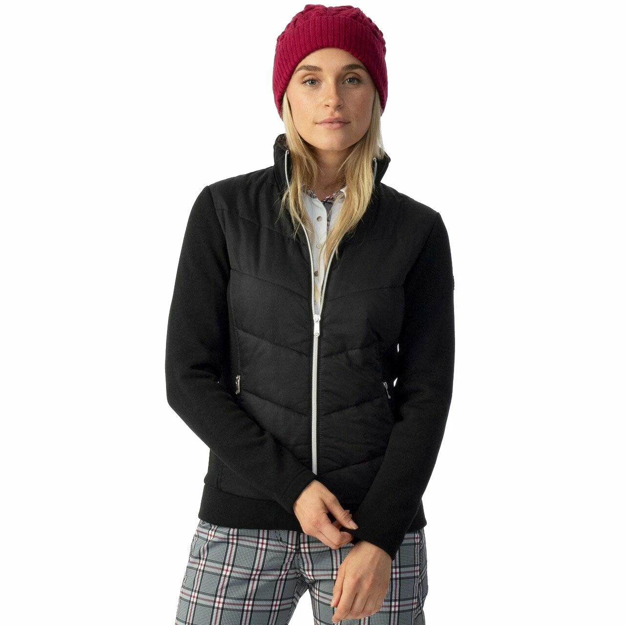 Daily Sports Karat Black Womens Golf Jacket 1 Daily Sports Karat Black Womens Golf Jacket