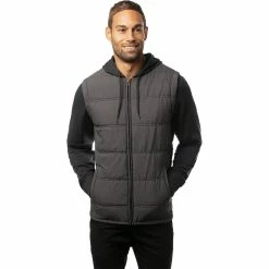 TravisMathew Scavenger Mens Golf Jacket -Single Iron Shop 22681 HTHRBLACK0HBL 00b0f47f c62c 4caa b104 18891968684c
