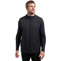 TravisMathew Damp Defense Mens Golf Vest -Single Iron Shop 22689 NTSHADOW4NTS 2