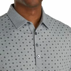 FootJoy Athletic Fit Deco Print Heather Grey Mens Golf Polo 5 FootJoy Athletic Fit Deco Print Heather Grey Mens Golf Polo -Single Iron Shop 22715 HTHRGRYBLACK 2 d01a4693 b81b 476e 858c e468ed5be5d3