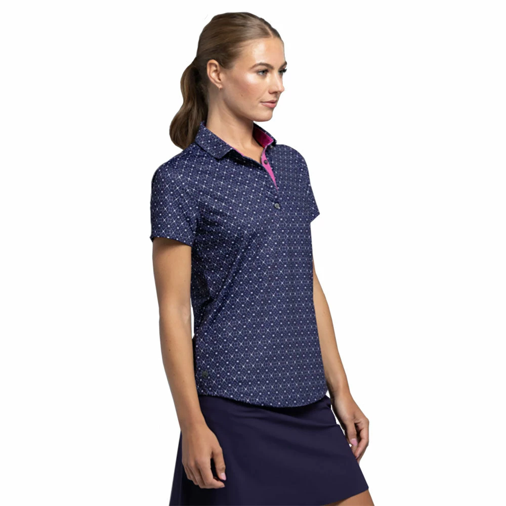 Greyson Scarlett Scarlett Moon Heart Womens Golf Polo 3 Greyson Scarlett Scarlett Moon Heart Womens Golf Polo - Image 3